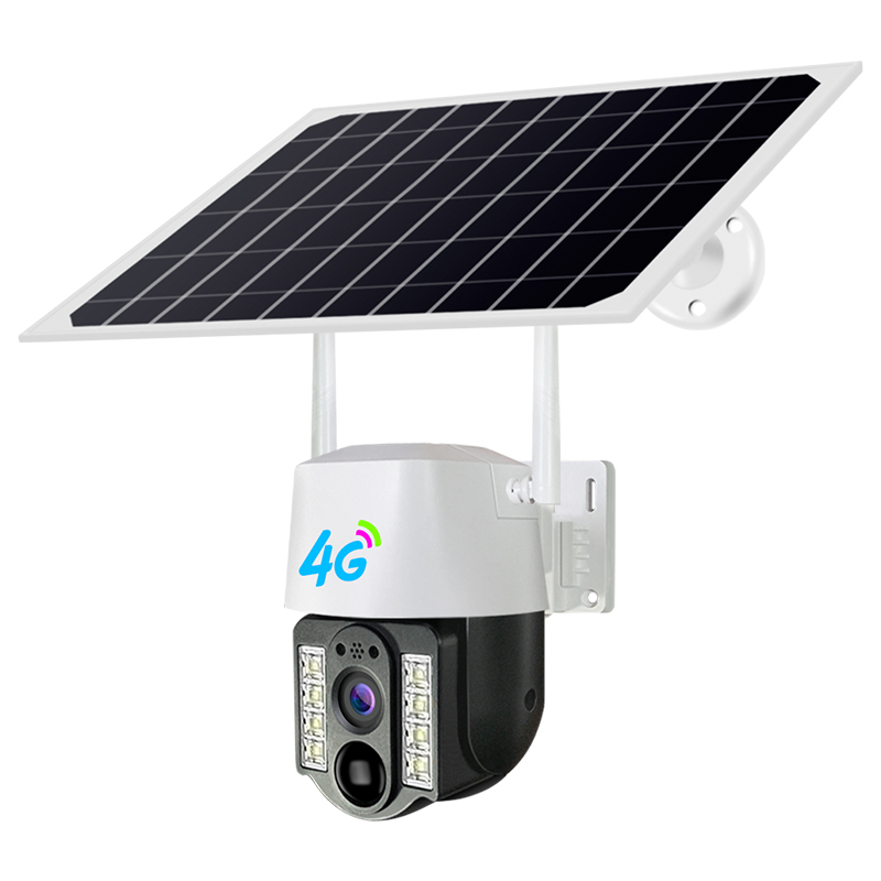 太阳能监控器360度无死角手机远程无需网络家用室外夜视4G摄像头-图2