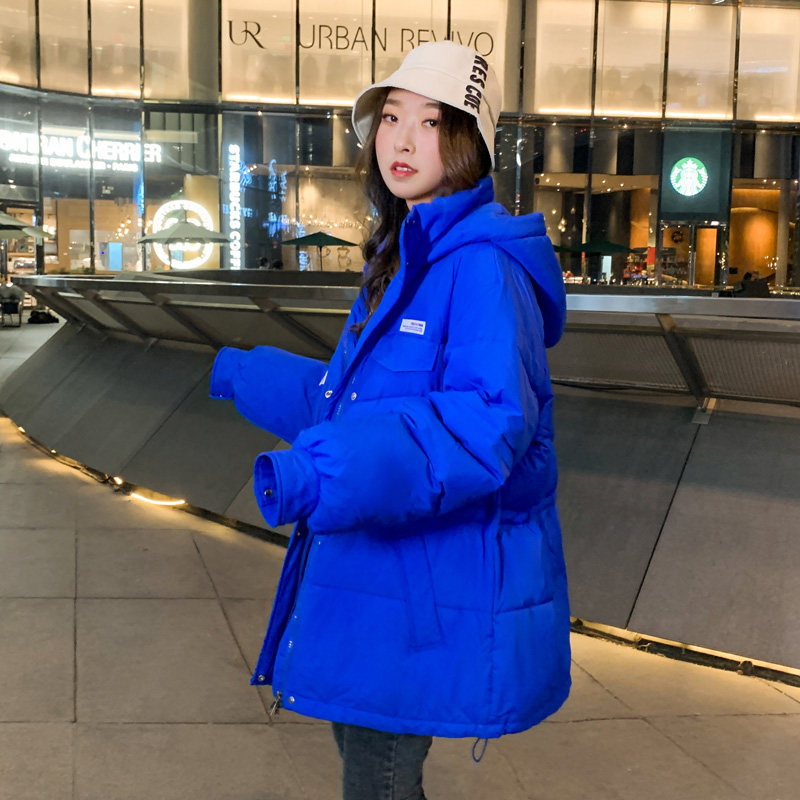 克莱因蓝羽绒韩版宽松冬季新款棉服 和锋金羽棉衣/棉服