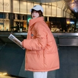 Короткий пуховик с пухом, демисезонная куртка, увеличенная толщина, в корейском стиле, коллекция 2022