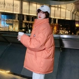 Короткий пуховик с пухом, демисезонная куртка, увеличенная толщина, в корейском стиле, коллекция 2022