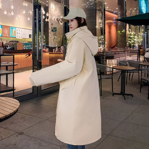 oversize面包服加厚棉衣棉服女冬季外套中长款厚棉袄2025年新款潮 - 图3
