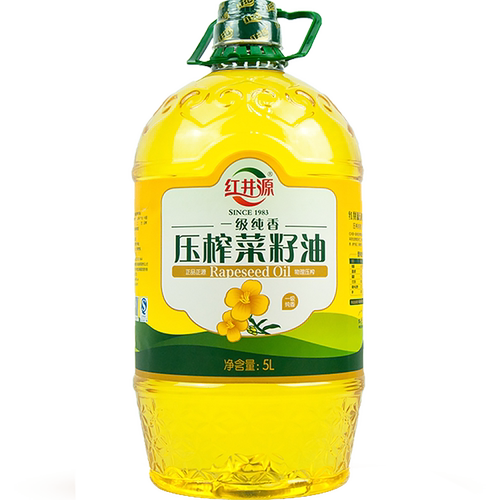 内蒙古红井源物理压榨一级菜籽油食用油5L食用油家庭油物理压榨 - 图1