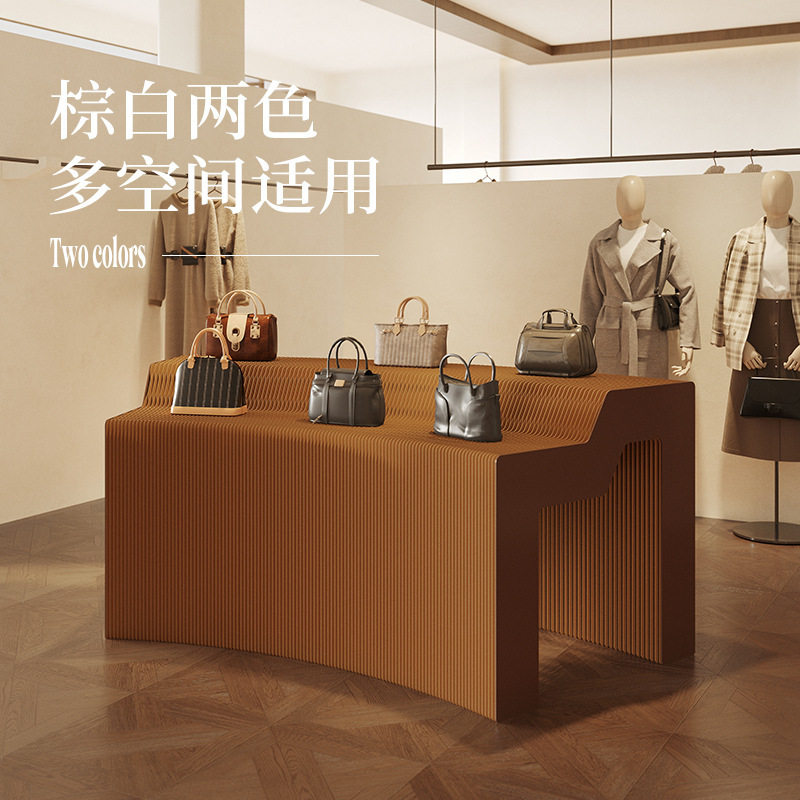 十八纸山水展架风琴高低展示长桌多层陈列台没点商铺可伸缩置物台,淘宝优惠券,粉丝福利购,淘宝优惠卷