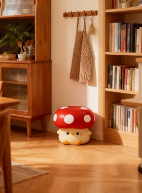 可爱蘑菇造型毛绒钥匙扣包挂件