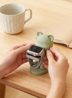 冬季小熊毛绒保暖围巾一体帽