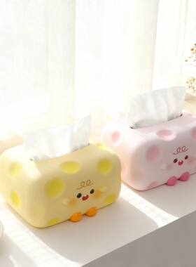 中古风纸巾盒艺术摆件客厅玄关