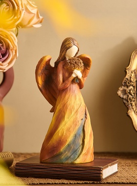 守护复古摆件客厅温情装饰