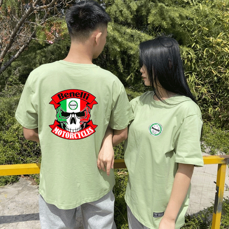 贝纳利摩托车机车爱好者男女t恤 skbanruT恤