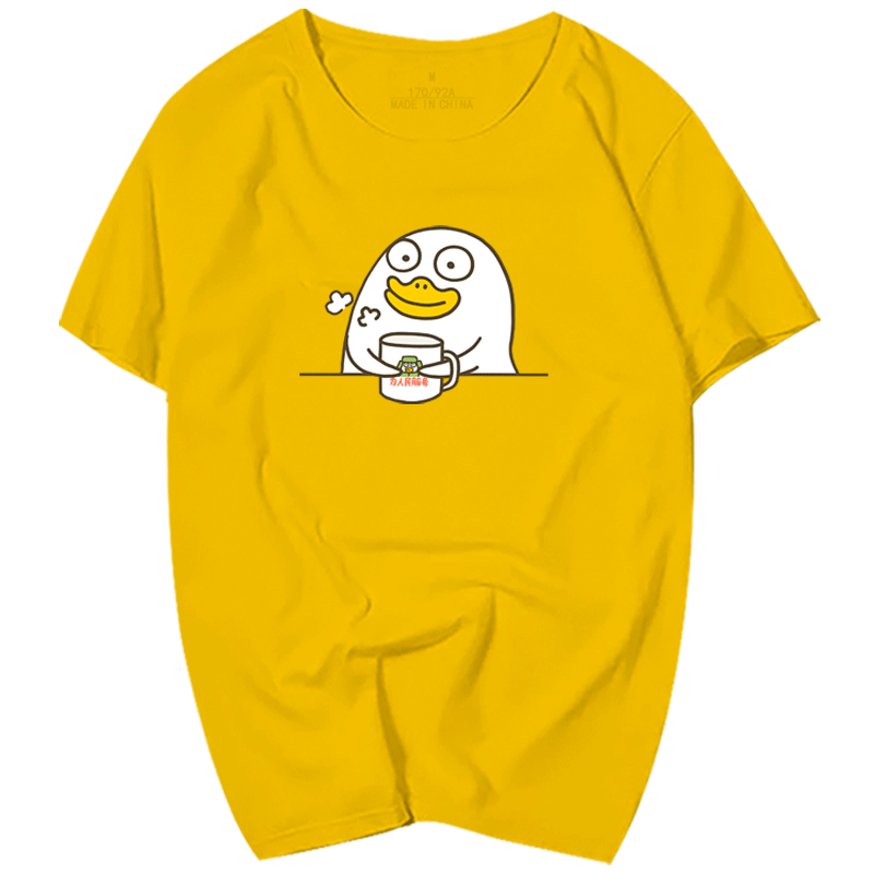 2021夏季新品小刘鸭联名款定制t恤 skbanruT恤