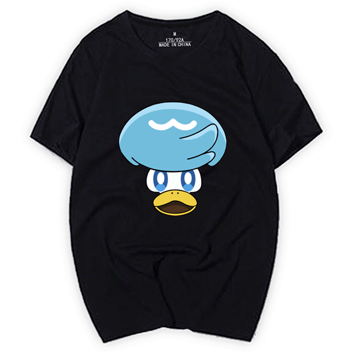 宝可梦朱紫周边新叶喵呆火鳄润水鸭联名衣服男女短袖T恤半截袖夏 - 图1
