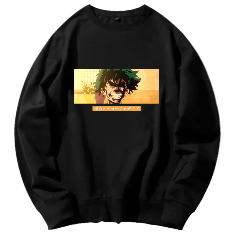 英雄学院定制男女圆领卫衣 skbanru卫衣