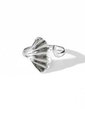 戒指外贸原单尾货清仓鱼尾高级感钛钢时尚个性小众新品轻奢戒指