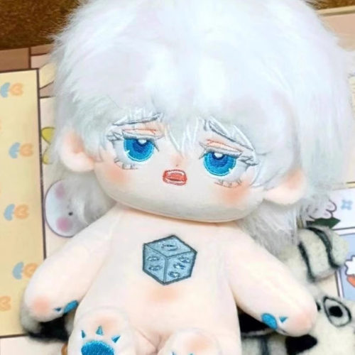 五条悟棉花娃娃动漫咒术回战周边同人娃娃不屑一悟送男女生日礼物 - 图0