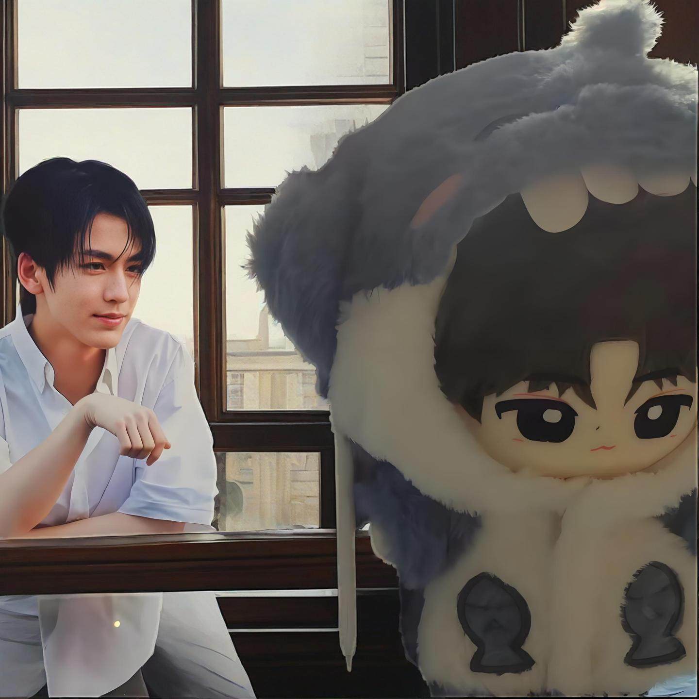 正版张凌赫20cm棉花娃娃娃衣小凌宝房间可爱公仔送朋友生日礼物,淘宝优惠券,粉丝福利购,淘宝优惠卷