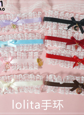 蕾丝原创设计花边蝴蝶结可爱