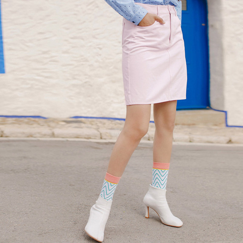  茵曼翰飞半身裙