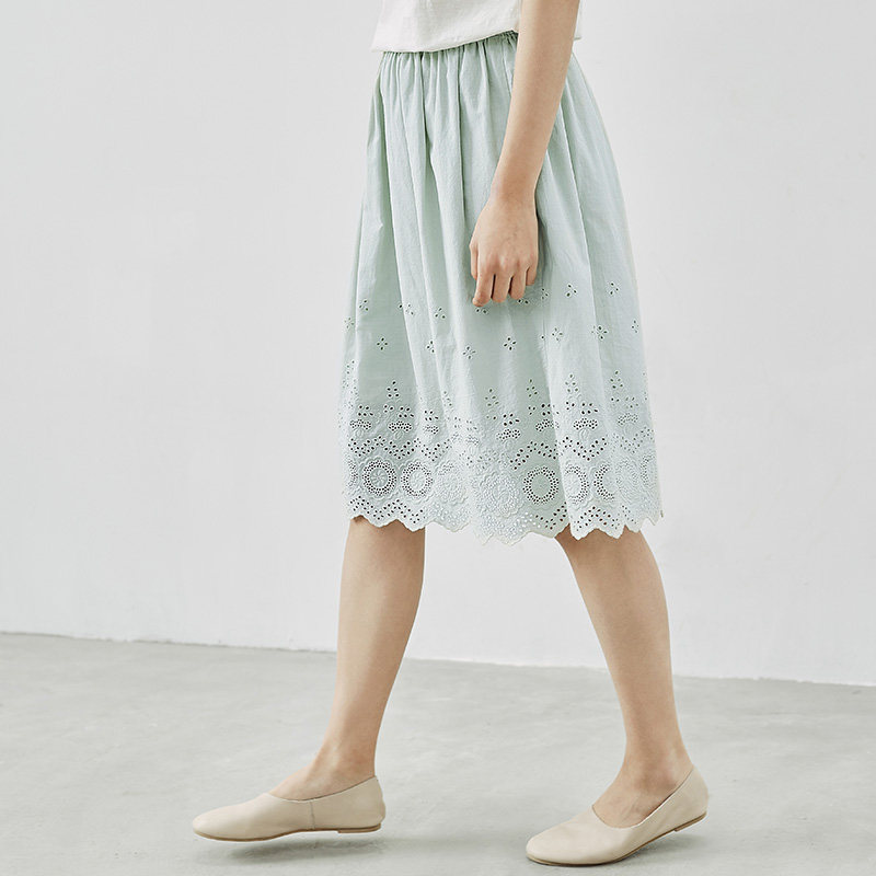  茵曼翰飞半身裙