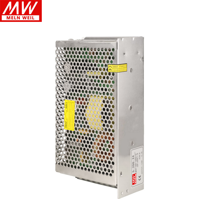 明纬200W开关电源S-200-24V8.3A5V40A12V14.6A15V36V48直流AC转DC_虎窝淘