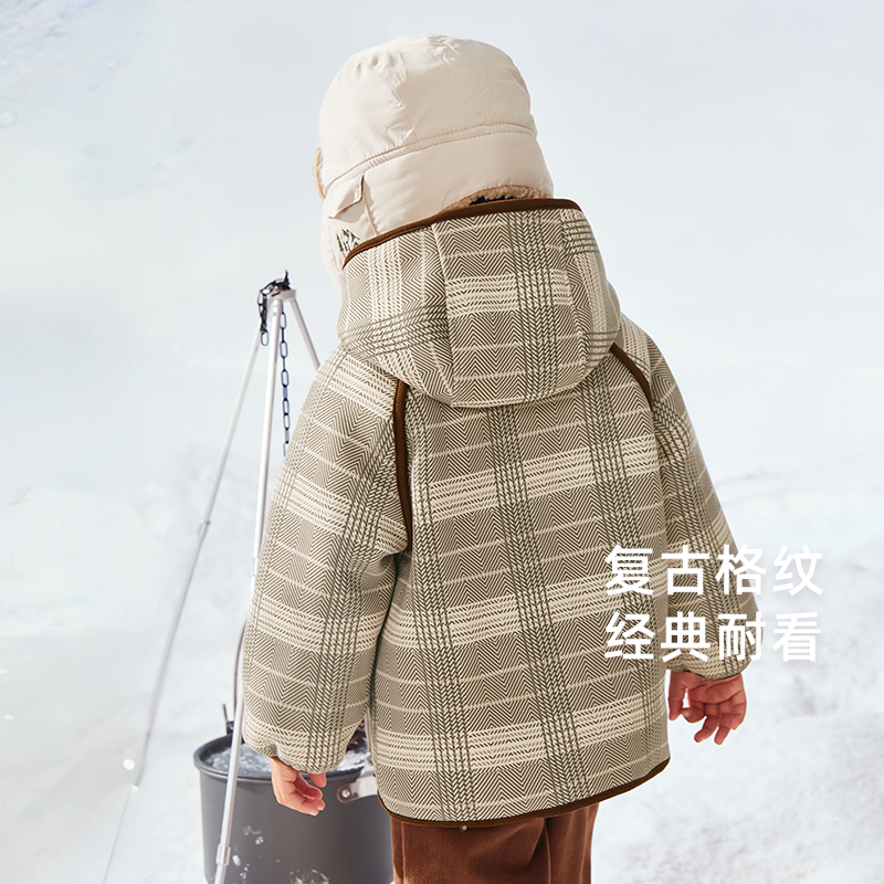 【2024秋冬新品】男童外套小童连帽开衫宝宝加绒衣服儿童秋装男孩