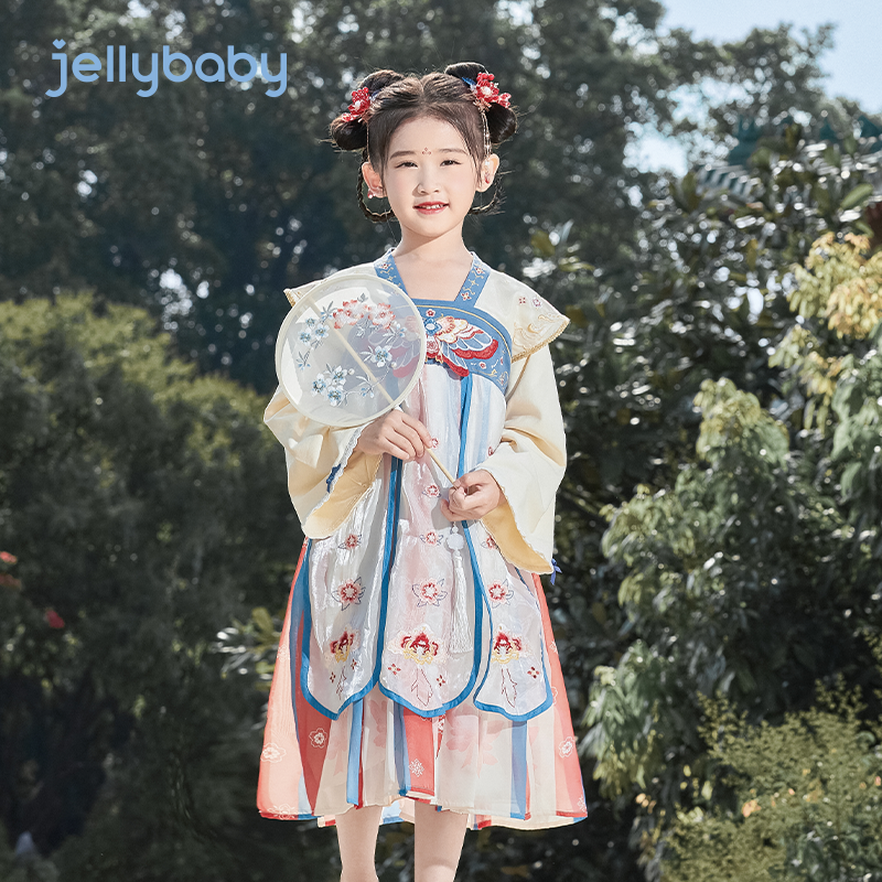 清仓【139元任选】jellybaby杰里贝比童装女童春秋款儿童宝宝衣服