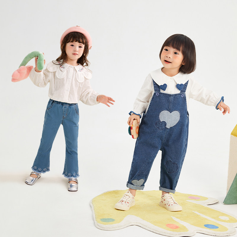 清仓【39元任选】杰里贝比jellybaby 女童衣服男童宝宝小儿童新款