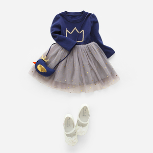 女童加绒连衣裙