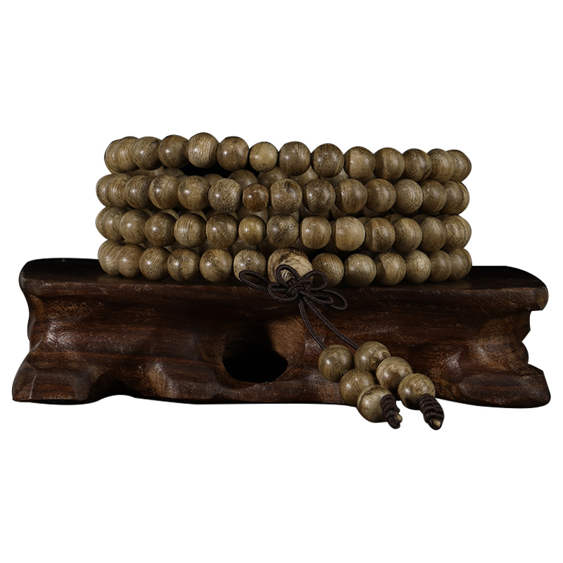 【清香淡雅】巴布亚沉香佛珠6mm手链 木之森佛珠/念珠