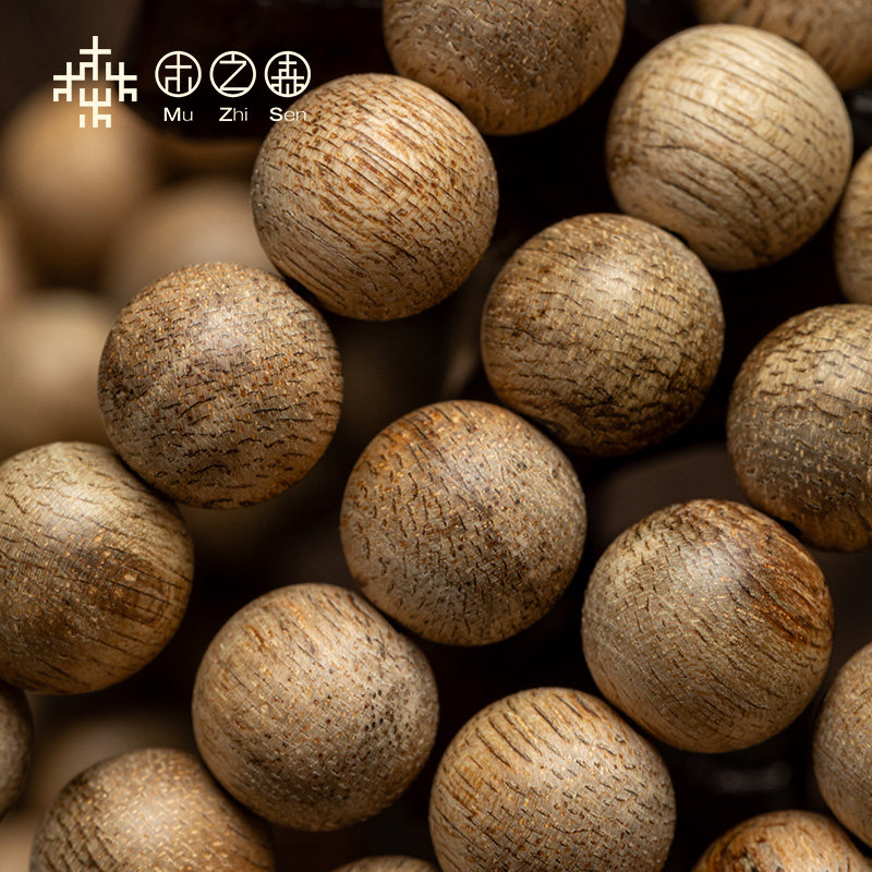 【暗香浮动】柬埔寨沉香念珠8mm*20.3g天然风化老料佛珠手链保真,淘宝优惠券,粉丝福利购,淘宝优惠卷