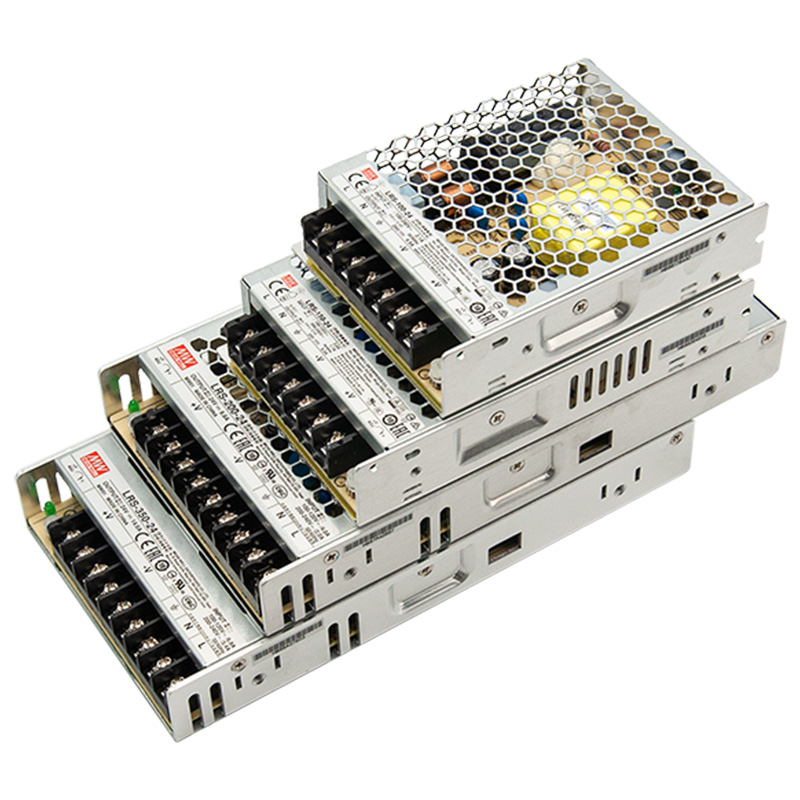 明纬开关电源24v直流LRS75W350W600W220转5V12V伏恒稳压LED灯驱动 - 图3