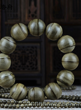 保真108颗佛珠老料加里曼丹沉香