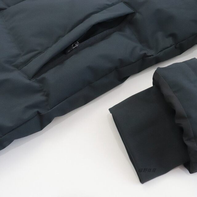 ANTA Men's Down Jacket Windbreaker Medium Long Jacket Warm Windproof Water Repellent Hooded Sports Top 152517912N