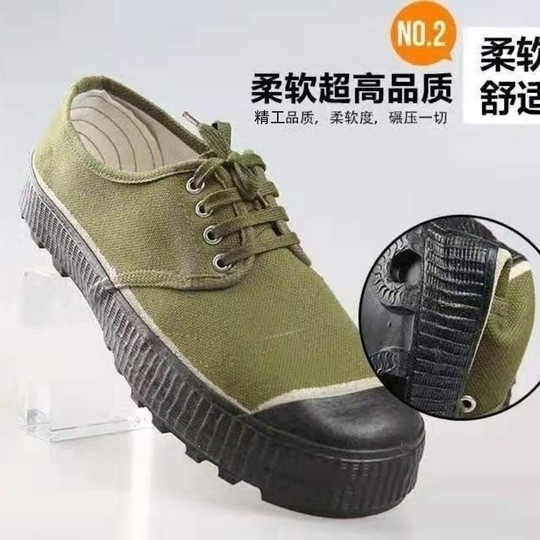 Jiefang rubber shoes for men and women in spring and autumn construction site wear-resistant