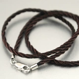 Ожерелье из шнура, подвеска, плетеный изумрудный ремешок, браслет из красной нити подходит для мужчин и женщин