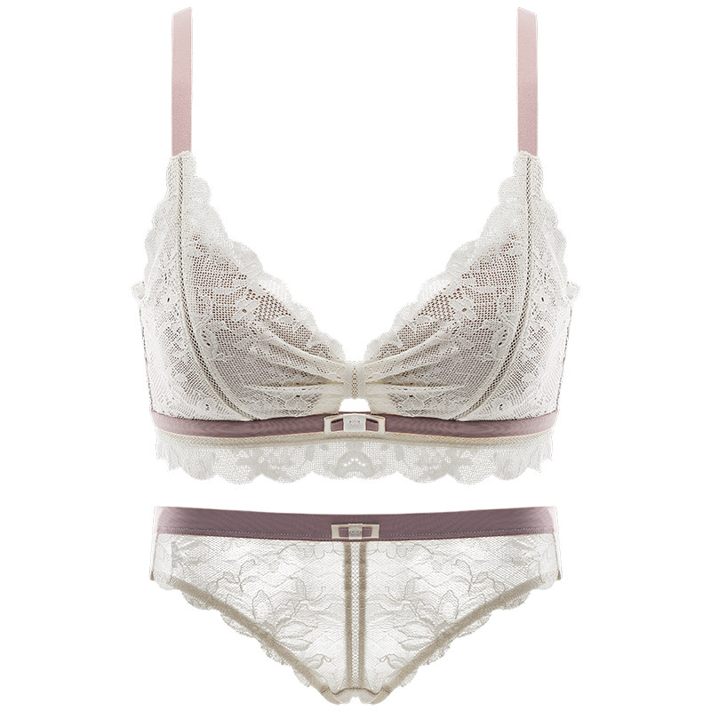 法式性感惑蕾丝无钢圈内衣套装文胸 芬格美文胸