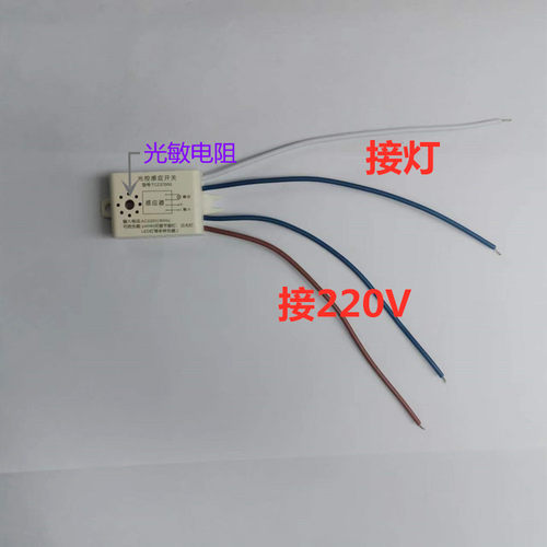 光控开关天黑全自动亮路灯光感光敏光线感应感光 智能 控制器220V - 图0