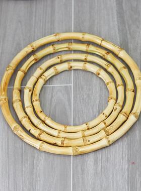 现货圆环手柄diy包包竹