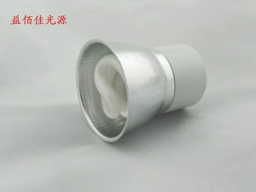 三基色MR16两针插脚一体化节能灯杯220V5W7W9W11W 半铝天花射灯 - 图1