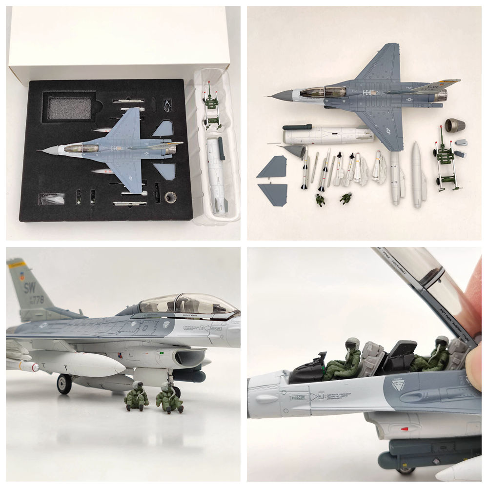 正品CW 1/72 美国空军 F16C F16 F-16D 19中队米格杀手战斗机合金 - 图3