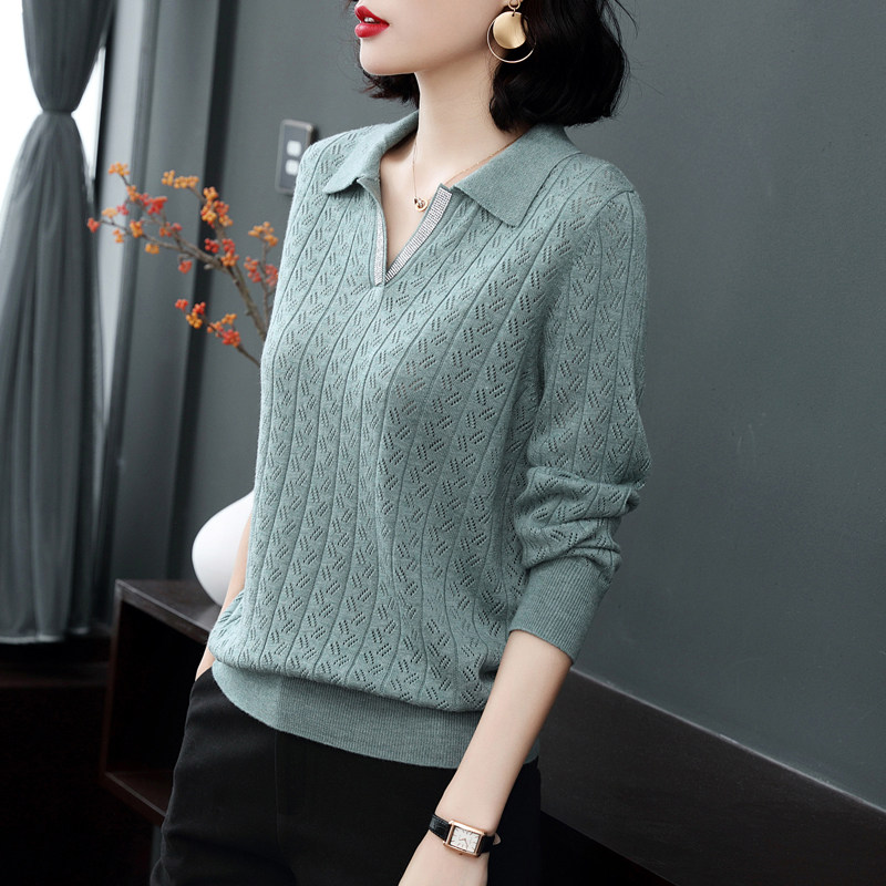 羊毛衫洋气2020春秋季新款针织衫 给丽尚毛针织衫