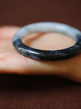 【水墨丹青】天然圆条翡翠a货