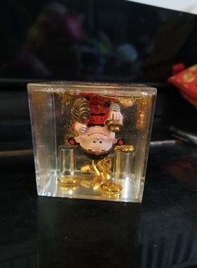 财神爷笔插水流金