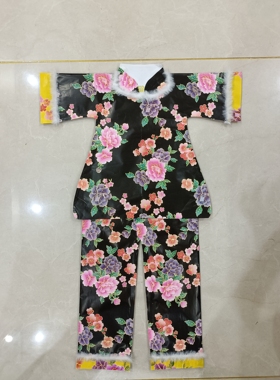 仙衣加棉款手工寒衣节九月九三月三纸衣仙衣  纸做的 尺寸约75*75