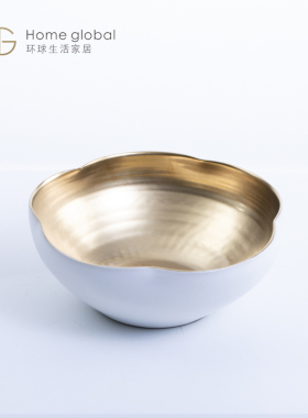 设计师轻奢风金色样板间装饰摆件