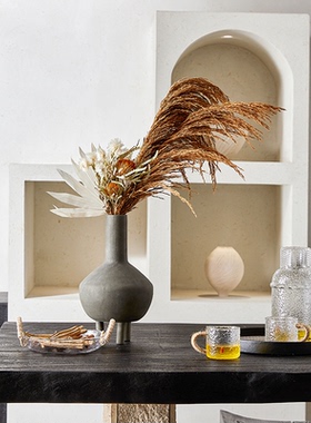 手工花瓶装饰摆件样板房间环球