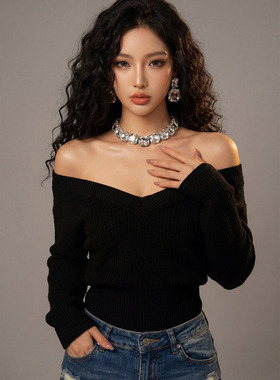 金色晚礼服choker项圈耳环套装