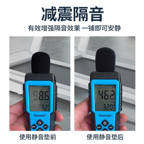 跑步机隔音减震防震静音消音防滑加厚家用健身器材器械室内运动垫 - 图0