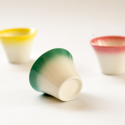 【B30】日式清酒杯小口杯烈酒杯高温陶瓷釉下彩ins风白酒杯40ml - 图0