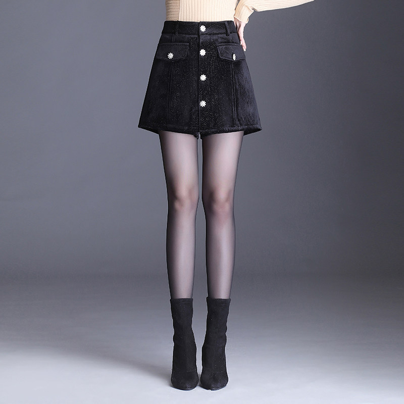 裙裤2021新款韩版显瘦修身宽松裙 安泽蕊休闲裤