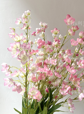 风铃之语 长枝铃兰花仿真花绢花插花假花摆设居家客厅卧室摆件花
