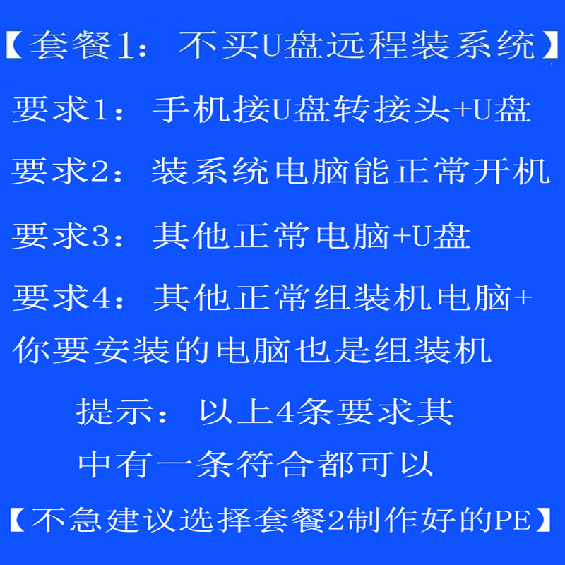 电脑重装系统U盘系统盘win10正版Win11专业版纯净版装机PE启动盘 - 图3